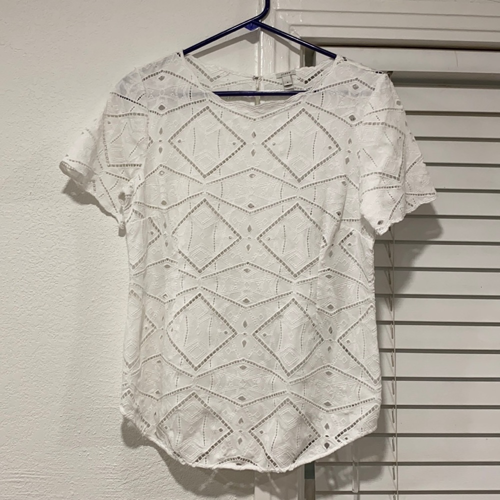 White Jcrew blouse